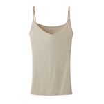 PEACE FIT（ピースフィット）（レディース）SilkyFACT キャミソール（Aベージュ）サイズ M