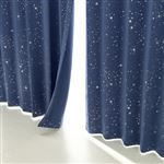 HOME COORDY カーテン ネイビー 100×215cm 2枚入