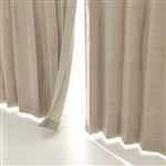 HOME COORDY カーテン（ベージュ）幅100×丈105cm 2枚入