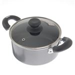 HOME COORDY【IH対応】フッ素コート両手鍋 18cm