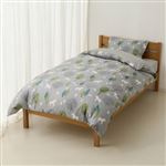 HOME COORDY 掛ふとんカバー（北欧柄）グレー シングルロング