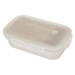 HOME COORDY ふんわり盛れるシンプルランチボックス アイボリー（アイボリー）500ml