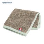 HOME COORDY 今治製タオルハンカチ ミックス調 ブルーグリーン 25×25cm