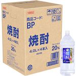 【ケース販売】トップバリュベストプライス 焼酎 20度 4000ml×4