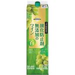 トップバリュベストプライス 酸化防止剤無添加のワイン 白 1800ml