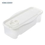 HOME COORDY レンジ調理容器 パスタ用 ホワイト