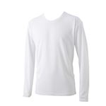 （メンズ）ボディスイッチ DRYメッシュ長袖クルーネックTシャツ（ホワイト）サイズ 2XL