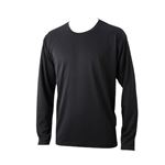 （メンズ）ボディスイッチ DRYメッシュ長袖クルーネックTシャツ（ブラック）サイズ L