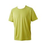 （メンズ）ボディスイッチ DRYメッシュ半袖クルーネックTシャツ（ライムイエロー）サイズ L