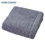 HOME COORDY 肌ざわりが選べるカラータオル フェイスタオル とてもやわらか グレー 34×80cm