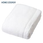 HOME COORDY 肌ざわりが選べるカラータオル コンパクトバスタオル とてもやわらか ホワイト 50×100cm