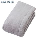 HOME COORDY 肌ざわりが選べるカラータオル 大判バスタオル とてもやわらか グレージュ