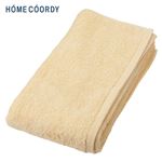HOME COORDY 肌ざわりが選べるカラータオル 大判バスタオル やわらか イエロー 70×140cm