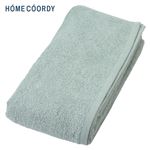 HOME COORDY 肌ざわりが選べるカラータオル 大判バスタオル やわらか グリーン 70×140cm