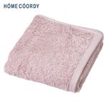 HOME COORDY 肌ざわりが選べるカラータオル フェイスタオル しっかり ピンク 34×80cm