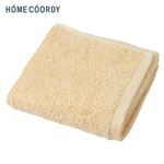 HOME COORDY 肌ざわりが選べるカラータオル フェイスタオル しっかり イエロー 34×80cm