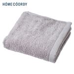 HOME COORDY 肌ざわりが選べるカラータオル フェイスタオル しっかり グレージュ