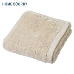 HOME COORDY 肌ざわりが選べるカラータオル フェイスタオル しっかり ベージュ 34×80cm