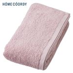 HOME COORDY 肌ざわりが選べるカラータオル バスタオル しっかり ピンク 60×120cm