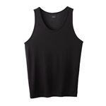 （メンズ）ピースフィット COOL タンクトップ 強力抗菌（クロ）サイズ XL