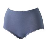 （レディース）トップバリュ ショーツクローゼット 綿混ぴったりフィットさらにふかめ（Aアオ）サイズ XL