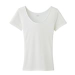 （レディース）ピースフィット COOL 汗取りパッド付 3分袖（オフ）サイズ XL