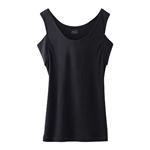 （レディース）ピースフィット COOL コットン100％ 汗取りパッド付 タンクトップ（クロ）サイズ 2XL