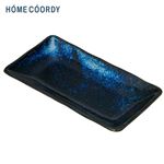 HOME COORDY 美濃焼 長角皿 小〈紺渕十草〉