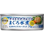 トップバリュベストプライス オイル不使用ライトツナフレークまぐろ水煮 70g
