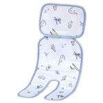 ★ピースフィット COOL 接触冷感 マルチシート 動物柄（サックス）