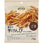 トップバリュベストプライス 薄切り芋けんぴごま（みちしずく使用）70g