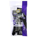 トップバリュベストプライス 5枚刃カミソリ首振りヘッドディスポ 3本