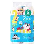 トップバリュベストプライス 夏パンダ レモンライムの香りプリントトイレットペーパー シングル