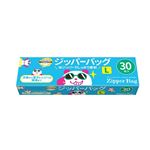 トップバリュベストプライス 夏パンダ ジッパーバッグ L