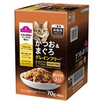 【ペット用】トップバリュ キャットフード パウチ かつお＆まぐろ グレインフリー おかか入り 70g×8個