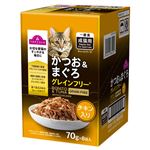 【ペット用】トップバリュ キャットフード パウチ かつお＆まぐろ グレインフリー チキン入り 70g×8個