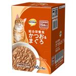 【ペット用】トップバリュベストプライス キャットフード パウチ 総合栄養食 かつお＆まぐろ 超高齢猫用 60g×8個