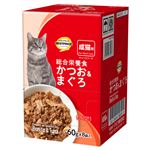 【ペット用】トップバリュベストプライス キャットフード パウチ 総合栄養食 かつお＆まぐろ 60g×8個