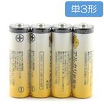 トップバリュベストプライス アルカリ乾電池 単3形 4個入 LR6BP2／4S