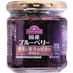 トップバリュ 国産ブルーベリー 砂糖不使用 180g