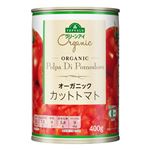 トップバリュ グリーンアイ オーガニックカットトマト 400g