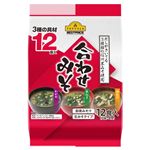 トップバリュベストプライス 即席みそ汁3種の具材 12食