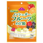 トップバリュ ノンシュガーフルーツのど飴 76g