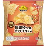 トップバリュベストプライス 厚切りカットポテトチップス ピザ味 65g