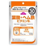 トップバリュ 葉酸＋ヘム鉄＋ビタミンB6 30日分 120粒