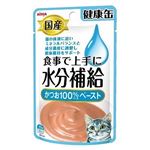 【ペット用】アイシア 国産 健康缶 パウチ 水分補給 かつおペースト 40g