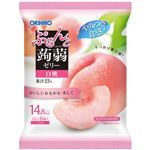 オリヒロ ぷるんと蒟蒻ゼリーパウチ 白桃 6個