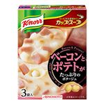 味の素 クノール カップスープ ベーコンとポテトがたっぷりのポタージュ 3袋入