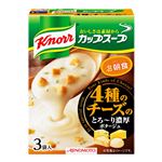 味の素 クノール カップスープ 4種のチーズのとろ～り濃厚ポタージュ 3袋入 53.7g