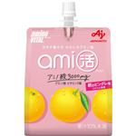 味の素 「アミノバイタルami活」ゼリードリンク朝のピングレ味 180g